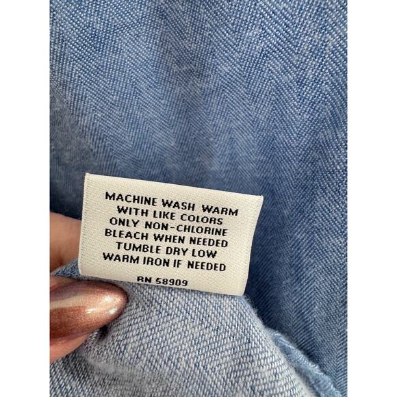 Van Winkel Flannel Pajamas - Blue & Red - Women's M - Picture 10 of 13